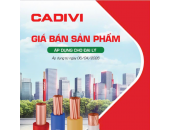 BẢNG GIÁ CADIVI 2026 | Bảng Giá Cadivi tháng 4/2026 Full