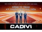 CÔNG TY TNHH KỸ THUẬT ĐIỆN ĐỨC TIẾN VINH DỰ ĐƯỢC CADIVI VINH DANH