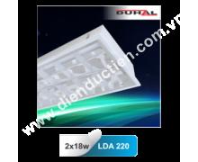 Máng đèn phản quang âm trần Duhal LDA220