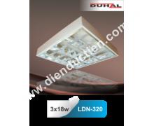Máng đèn phản quang gắn nổi Duhal LDN320