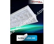 Máng đèn phản quang âm trần Duhal LDA240