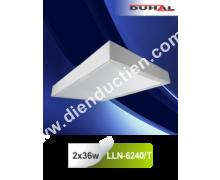 Máng đèn tán quang gắn nổi chụp Mica vân cát LLN 6240/T